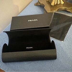 Prada Black Men's Eyewear CASE ONLY
